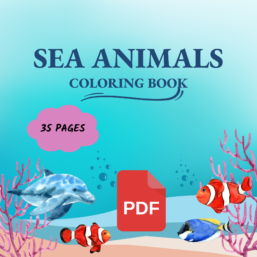 Sea Animals Coloring Book
