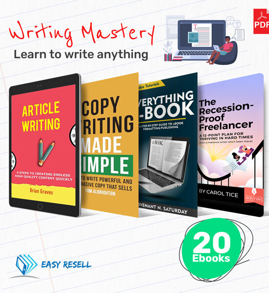 Writing Mastery: Learn to Write Anything 20 Ebooks Collection