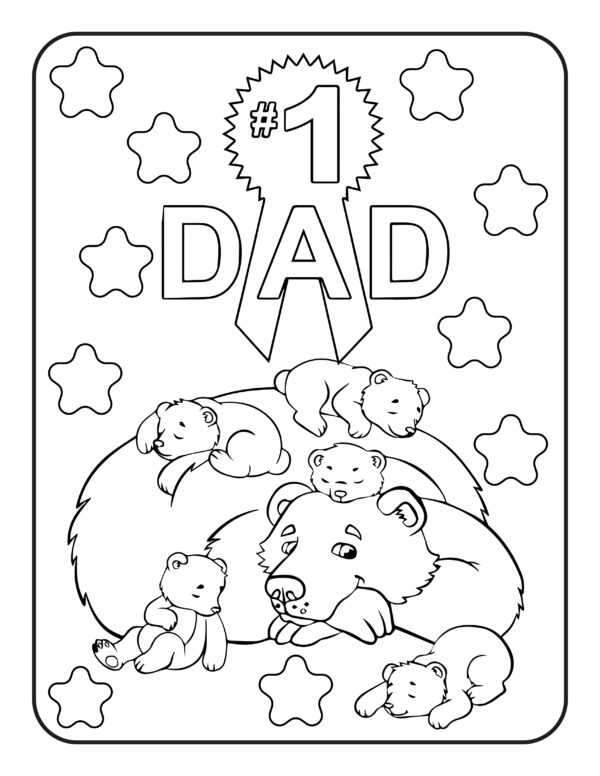 Fathers Day Coloring Pages 06