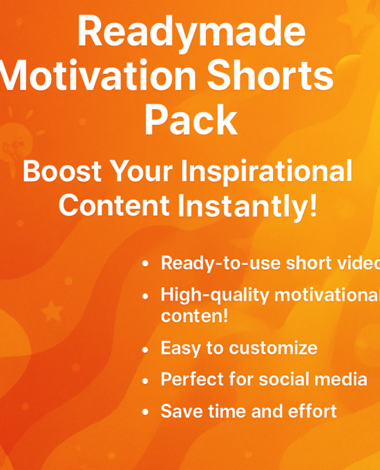 YouTube Earning Pack (AI Agent + AI Motivation Reels)