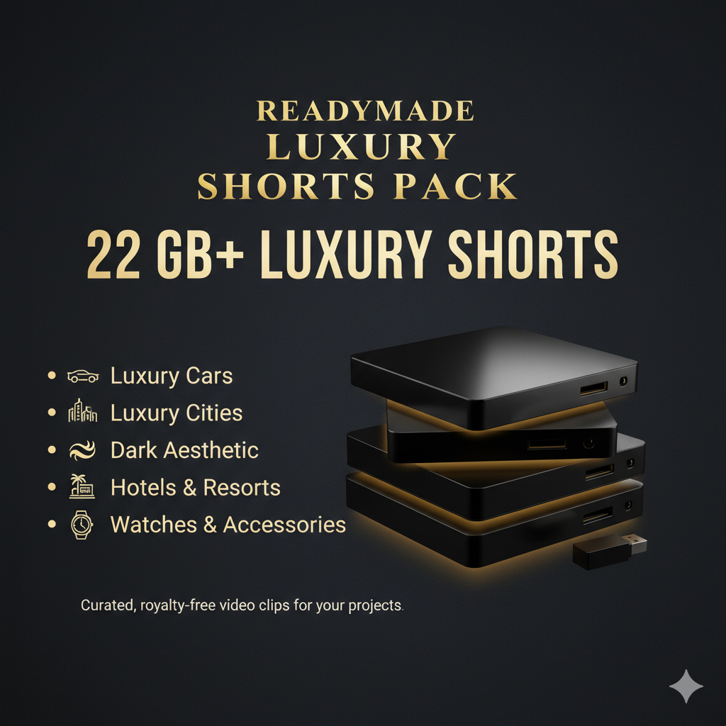 YouTube Earning Pack (AI Agent + Luxury Reels) 2 Youtube Luxury Reels Pack